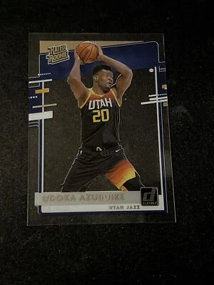 2020-21 Donruss Clearly #69 Udoka Azubuike  RC Rookie Jazz Rated Rookie  - Image 1 of 2