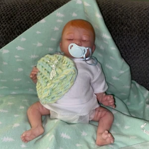 Reborn Micro Preemie Byron Bountiful Baby - Picture 1 of 13