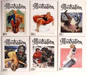 Illustration Magazine Lot of 6 (vol. 1) / Illustrated Press / Unread, Near Mint+ - Foto 1 di 6
