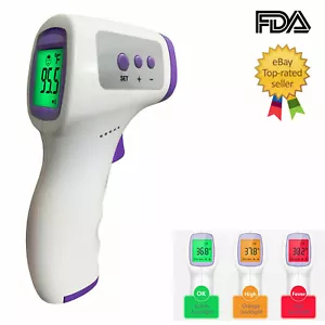 Berührungsloses Infrarot-Thermometer Stirn | FDA & CE | USA Lager | Medizinische Qualität - Bild 1 von 12