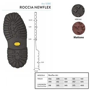 Vibram Rock Newflex 528K Rubber Tank Sole Shoe Making Repair - Picture 1 of 11