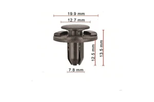 5 Pcs. x MITSUBISHI Wheelhouse Liner Clip Fits For 12-24 Mirage DIA 7.8mm - Imagen 1 de 12
