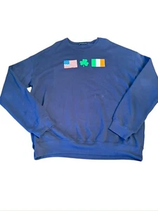 Men’s Kiel James Patrick Navy Sweater Size L Ireland flag - Picture 1 of 5