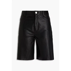 Pantalones Cortos de Cuero FRAME DENIM en Negro Talla XS $765 - Imagen 1 de 8
