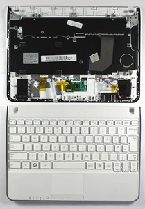 Samsung NP-N210 mit Palm White UK Layout Ersatz Laptop Tastatur - Bild 1 von 1