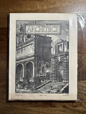 1929 MAY THE ARCHITECT MAGAZINE - VERY GOOD - Image 1 of 4