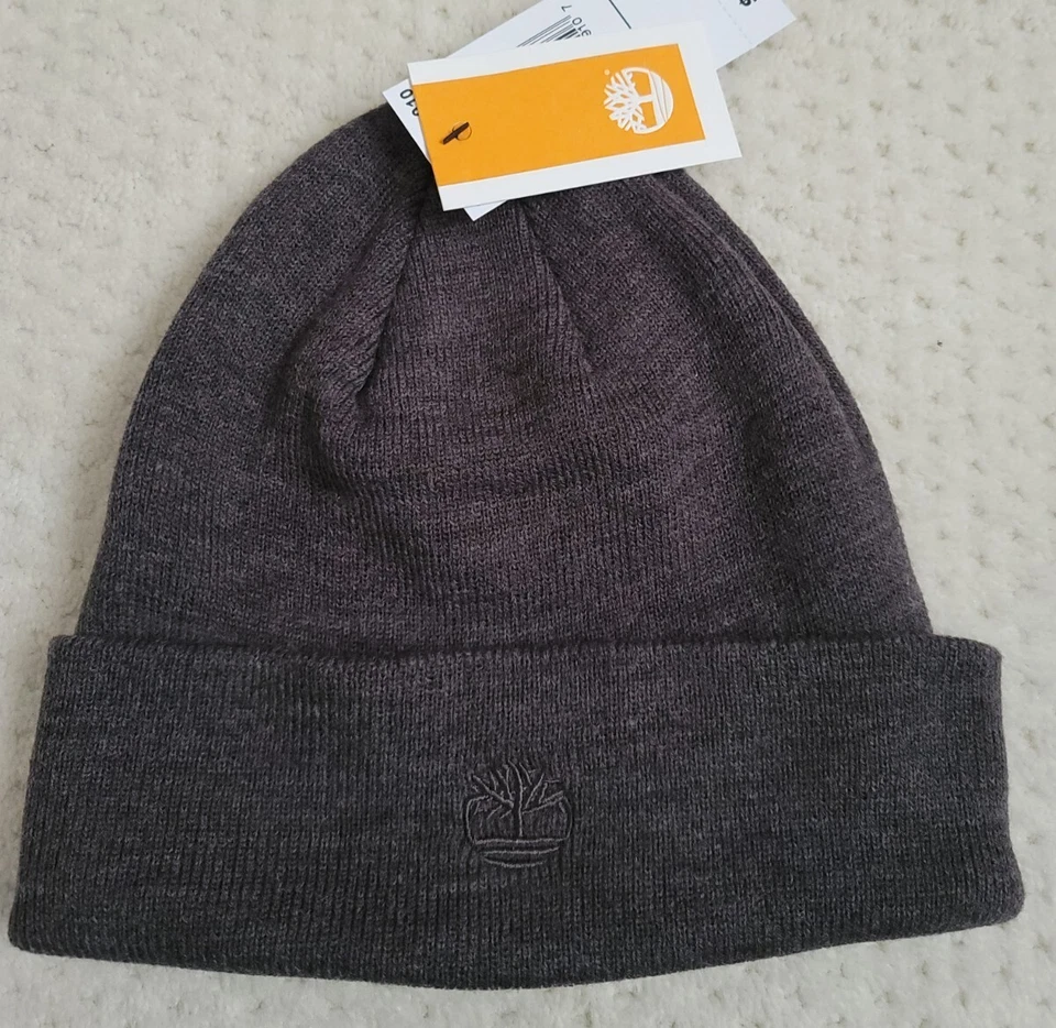 Timberland Beanie / Hat Adult One Size Fits Most Gray Warm Winter C4