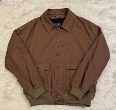 SULKA Wool Cashmere Jacket Camel Brown Vtg Italy - Image 1 of 4