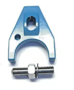 Abrazadera de sujeción distribuidora de aluminio azul Chevy SBC 350 BBC 454 DSM - Imagen 1 de 4