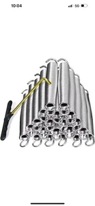 5.5/7”Trampoline Springs Steel Trampoline Springs 20pcs and T Hook Included - Picture 1 of 6