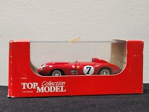 Ferrari 335MM Le Mans 1957 #7 1/43 Top Model Collection Red Model Car