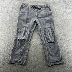 Moutain Hardwear Pants Mens 36x29 Gray Cargo Double Knee Outdoor Hiking Gear - Picture 1 of 11