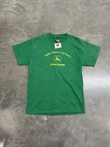 NEW Vintage John Deere Been There Cut That Green Cotton T-shirt Size M Medium - Picture 1 of 8
