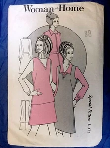Vintage sewing pattern 1960s MOD dress 38" bust Woman & Home B472 - Picture 1 of 2