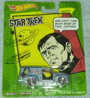 Hot Wheels Pop Culture Star Trek Series custom 52 chevy 2014 - Image 1 of 2