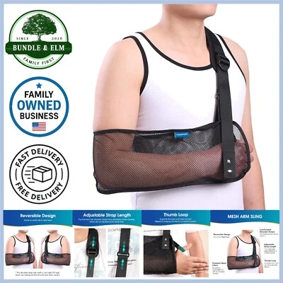 Mesh Arm Shoulder Sling Medical Shoulder Immobilizer for Injury Support - Image 1 of 4