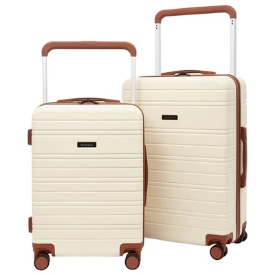 26" and 20" Navigate Luggage Set, Ivory, 2PC Set - Image 1 of 4