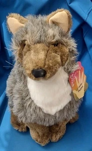 FOLKMANIS FURRY FOLK FULL BODIED COYOTE LARGE HAND PUPPET WITH PAPER TAG - Picture 1 of 5