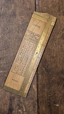 Vintage Rabone Boxwood Rope Gauge. Made in England. - Image 1 of 4