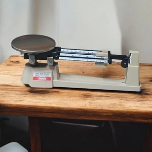 Ohaus Triple Beam Balance Scale 2610g Capacity w/ Box & Cover – Model 760-00 - Picture 1 of 6