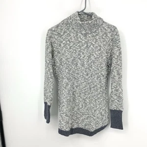 LL Bean Signature Damen Größe Small Pullover grau Stehkragenpullover Oberteil Ragg Knit - Bild 1 von 8