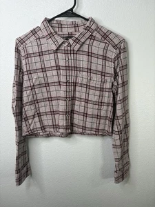 Camisa corta con botones de franela mediana Pacsun  - Imagen 1 de 6