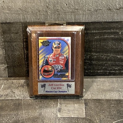 Tarjeta de coleccionista Jeff Gordon placa Winston Cup High Gear 2002 tarjeta ruedas Foto 1 de 4