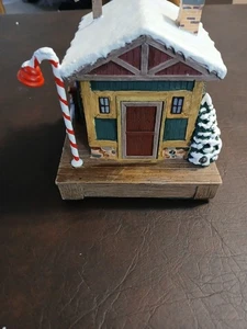 Hawthorne Village Lighted Train Station Cottage - Picture 1 of 6