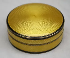 MAGNIFICENT 1900'S FRENCH STERLING SILVER ENAMELED BOX - Picture 1 of 5