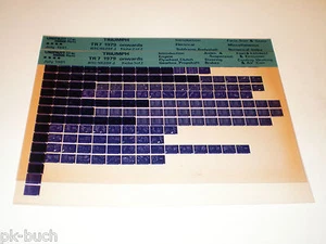 Microfich Ersatzteilkatalog Triumph TR7 seit 1979 Stand 07/1981 - Bild 1 von 1