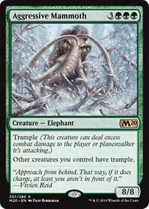 MTG - AGGRESSIVE MAMMOTH - M20/Core Set 2020 (R) - Bild 1 von 1