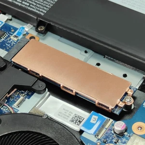 Copper M.2 SSD Heat Sink Cooler with Thermal Silicone Pad for Laptop (1 Side) UK - Bild 1 von 11