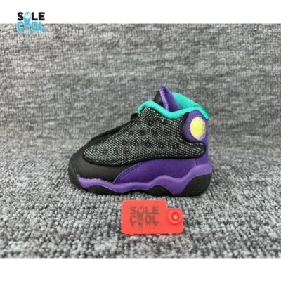 Nike Air Jordan 13 Retro TD NIÑOS PEQUEÑOS Negro Zapatos de Baloncesto Tenis 414581-027 Foto 1 de 4