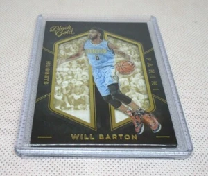 Tarjeta de baloncesto Will Barton 2015-16 oro negro - Imagen 1 de 2
