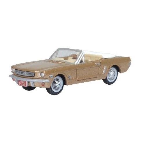 Ford Mustang Cabriolet 1/87 1965 Bronzo Prateria - OXFORD 87MU65007 - Immagine 1 di 1