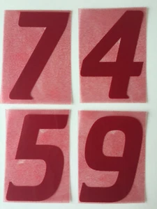 Flock Nummer number número away Trikot jersey shirt Dänemark Denmark 1988 - Bild 1 von 1