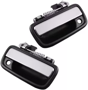 Par de manijas de puerta exteriores cromadas delanteras para Toyota Tacoma H3 1995 2000-2004 - Imagen 1 de 6