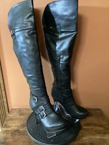 XOXO Women’s Thigh High Heel Boots Size 8 - Picture 1 of 8