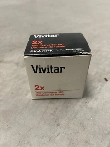 Vivitar 2x Close Focus Teleconverter MC Pentax P/K-A R-P/K Mount 1:1 Macro NIB  - Picture 1 of 8