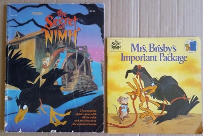 Lote de libros paquete importante de novela gráfica de película El secreto de Nimh Mrs. Brisby Foto 1 de 4