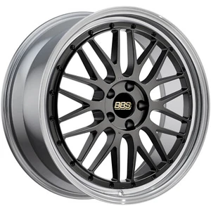 BBS LM 19x10 ET 50 5x112 HB 66.5 Diamond Black Diamond Cut Machine Lip Wheel/Rim - Picture 1 of 1