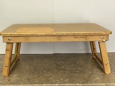 Bamboo Folding Table Portable Laptop Breakfast Desk Bed Serving Tray