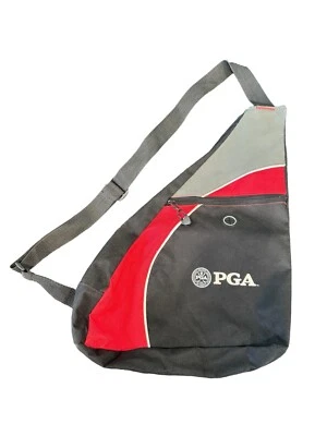 PGA Tour LEED слинга / через плечо / сумка-планшет рюкзак молнии красный/черный - Изображение 1 из 4