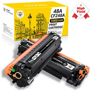 2x CF248A 48A High Yield Toner for HP LaserJet Pro M15W M17 M29W M28W M30w M16w - Picture 1 of 6