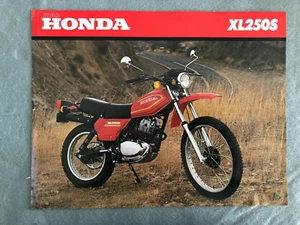 Honda 1980 XL250S Dealer Brochure - Foto 1 di 2