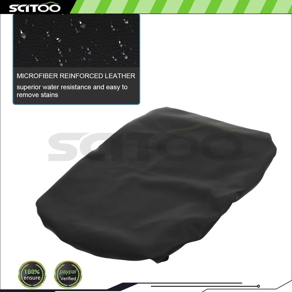 1pc For Jaguar Car Center Console Armrest Carbon Fiber Cushion Mat Pad Cover Foto 1 de 4