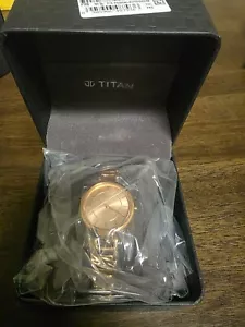 Titan Raga Viva Rose Gold Dial Women Watch With Metal Strap - Picture 1 of 2