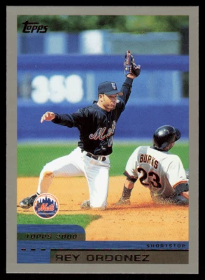 2000 Topps 37 Rey Ordonez New York Mets - Image 1 of 2