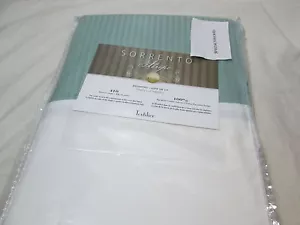 Textilier Sorrento Stripe Twin Bedskirt ~ 410 TC ~ Ocean Blue NIP - Picture 1 of 6
