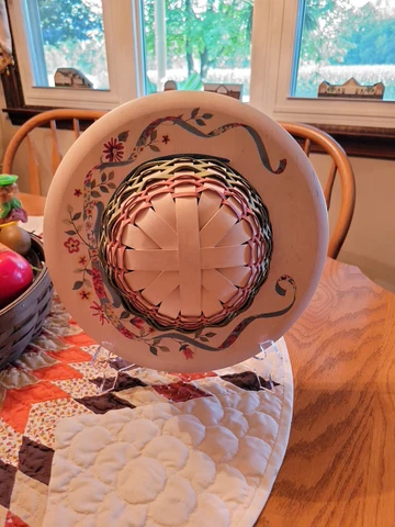 Longaberger Large Spring Bonnet very rare Cover